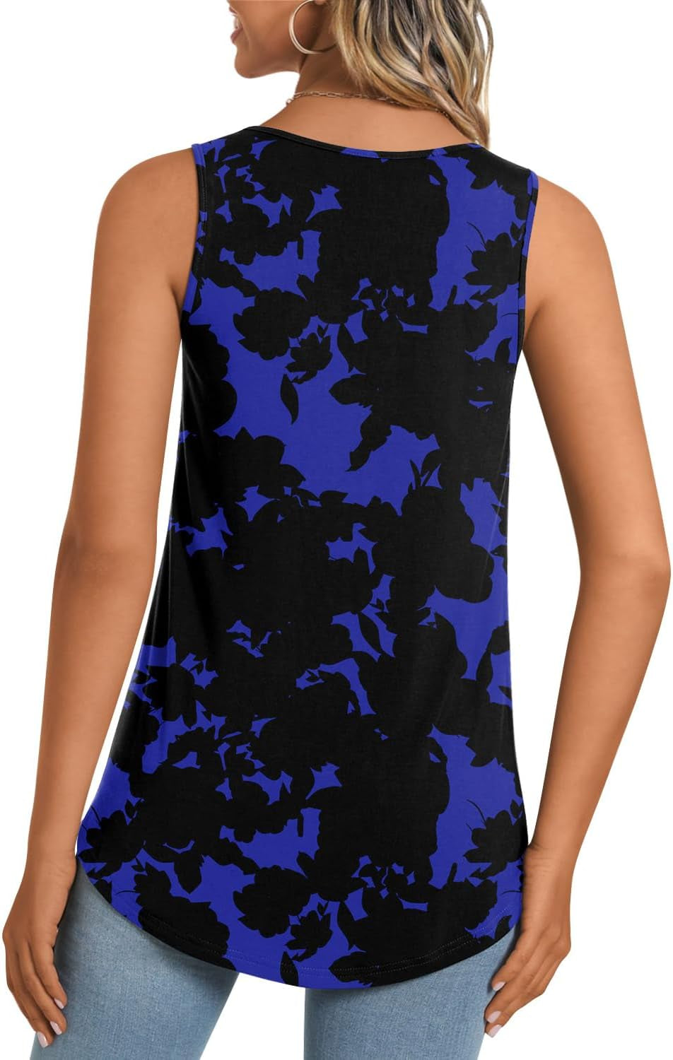 Women's Summer Tunics 2026 - Casual Sleeveless Blouses in Loose Fit, Sizes S-4XL